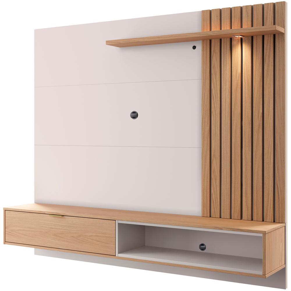 Painel Home Suspenso TV 65 Polegadas Tocantins Off White Freijo CLB