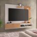 Painel Home Suspenso TV 65 Polegadas Tocantins Off White Freijo CLB