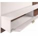 Painel Home Suspenso TV 65 Polegadas Tocantins Off White Nogueira Real CLB