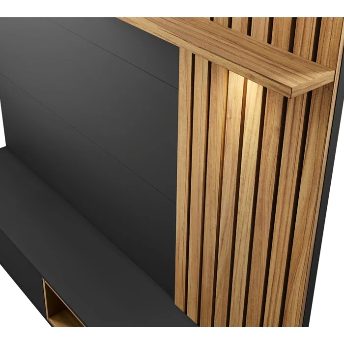 Painel Home Suspenso TV 65 Polegadas Tocantins Preto Noce Milano CLB