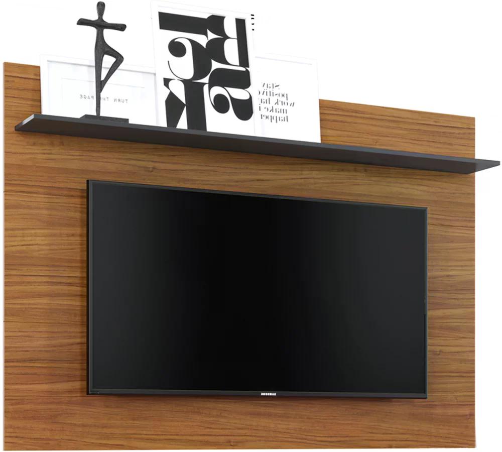 Painel Para TV 55 Polegadas Maia Noce Milano Preto CLB