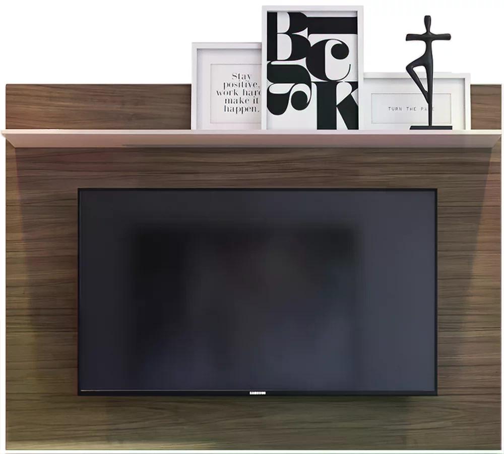 Painel Para TV 55 Polegadas Maia Nogueira Real Off White CLB