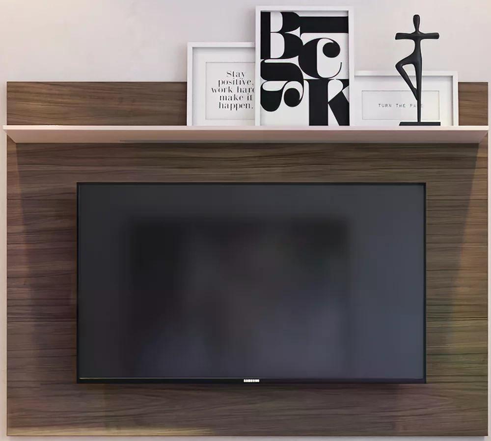 Painel Para TV 55 Polegadas Maia Nogueira Real Off White CLB