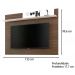Painel Para TV 55 Polegadas Maia Nogueira Real Off White CLB