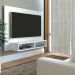 Painel Suspenso Para TV 50 Pol 120 cm Branco ARLY