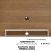 Painel Suspenso Para TV 50 Pol 120 cm Cinamomo Off White ARLY