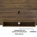 Painel Suspenso Para TV 50 Pol 120 cm Pinho ARLY