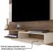 Painel Suspenso Para TV 55 Pol 135 cm Pinho Off White ARLY