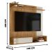 Painel Suspenso Para TV 55 Pol 136 cm 8650 Nature Off White PLLA