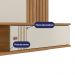 Painel Suspenso Para TV 55 Pol 136 cm 8650 Off White Nature PLLA