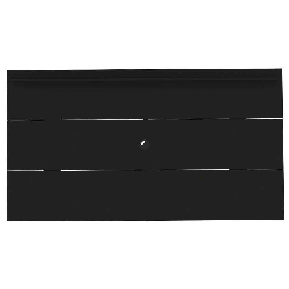Painel Suspenso Para TV 60 Pol 1 Prateleira 180 cm Preto ARLY