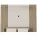 Painel Suspenso Para TV 72 Pol 176 cm Carvalho Off White ARLY