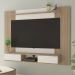 Painel Suspenso Para TV 72 Pol 176 cm Carvalho Off White ARLY