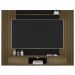 Painel Suspenso Para TV 72 Pol 176 cm Pinho Ripado Preto ARLY