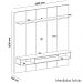 Painel Suspenso TV 75 Pol 183 cm 4622 Cinamomo Off White ARLY