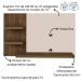 Painel Suspenso Tv 50 Pol 160 cm 4157 Pinho Ripado Off White ARLY