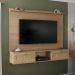 Painel Suspenso Tv 72 Pol 160 cm 4611 Carvalho ARLY