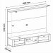 Painel Suspenso Tv 72 Pol 160 cm 4671 Cinamomo Off White ARLY