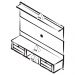 Painel Suspenso Tv 72 Pol 160 cm 4671 Cinamomo Off White ARLY