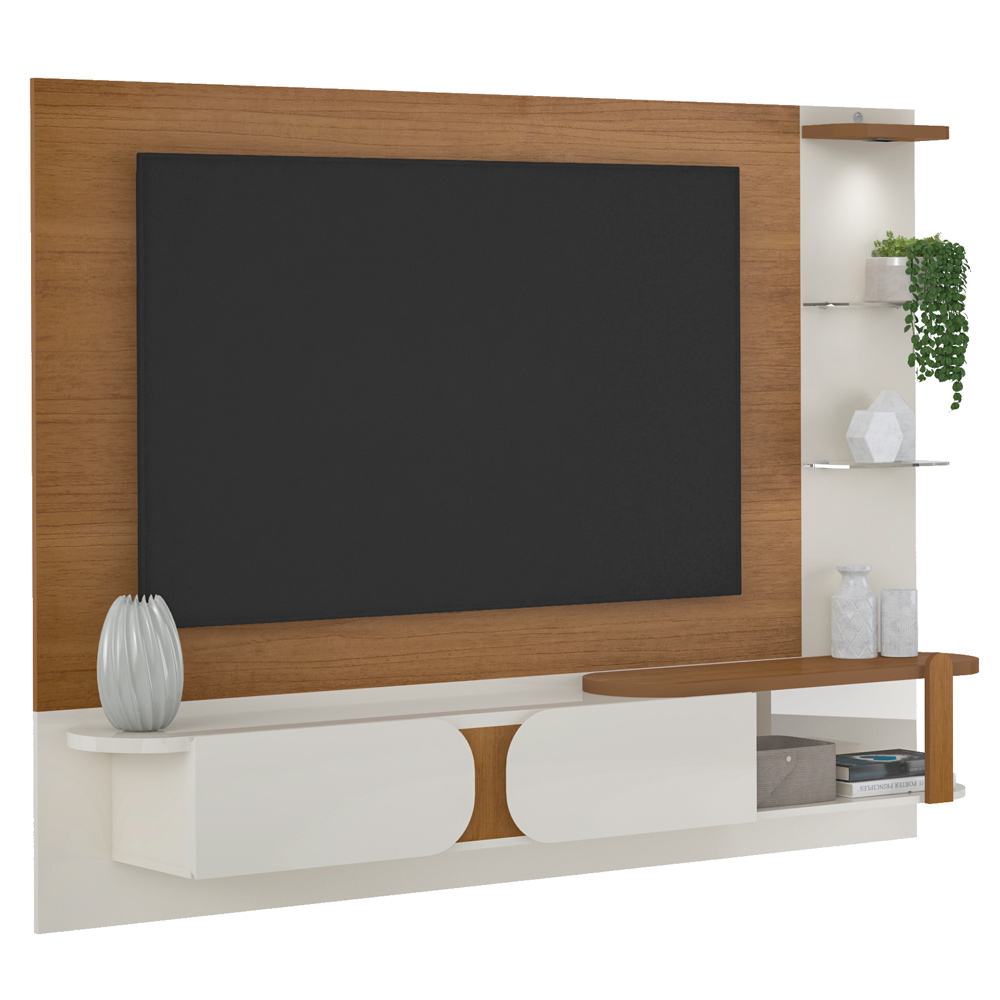 Painel Suspenso Tv 72 Pol 200 cm 4693 Cinamomo Off White ARLY