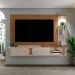 Painel Suspenso Tv 72 Pol 200 cm 4693 Cinamomo Off White ARLY