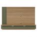 Painel Suspenso Tv 75 Pol 200 cm 4584 Carvalho Menta ARLY