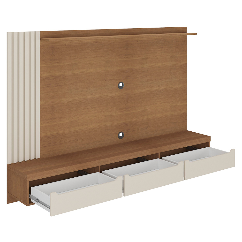 Painel Suspenso Tv 75 Pol 200 cm 4623 Cinamomo Off White ARLY