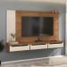 Painel Suspenso Tv 75 Pol 200 cm 4623 Cinamomo Off White ARLY
