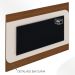 Painel Suspenso Tv 86 Pol 220 cm 4508 Cedro Off White ARLY