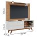 Painel TV 70 Polegadas Leme E Rack 2 Portas Noronha Freijo Off White Matte CLB