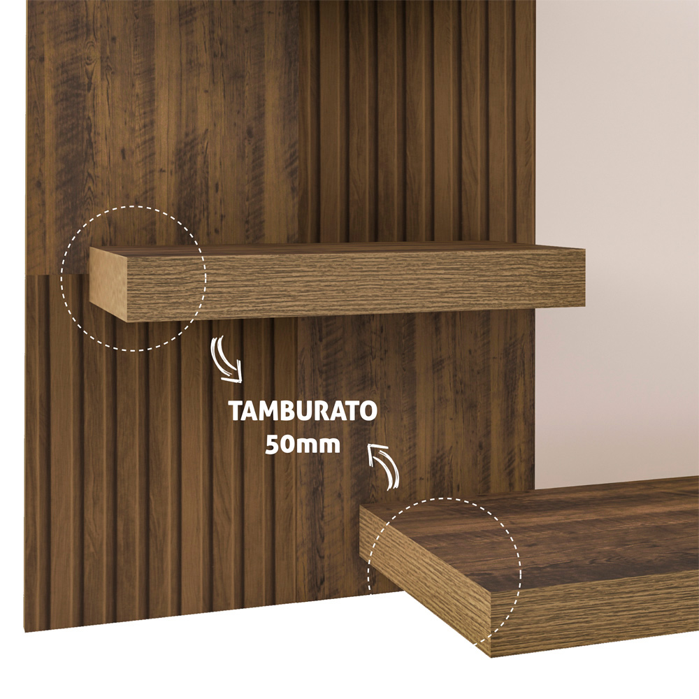 Painel TV Mesa Aparador Sala de Estar CHL43 Pinho Off White ARLY