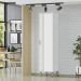 Paneleiro 1 Porta Ripada 49 cm MDP GLOR PGL02 Branco Neve MXM