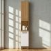 Paneleiro 2 Portas 228X36 cm Cria J00172 Freijo Off White PLN