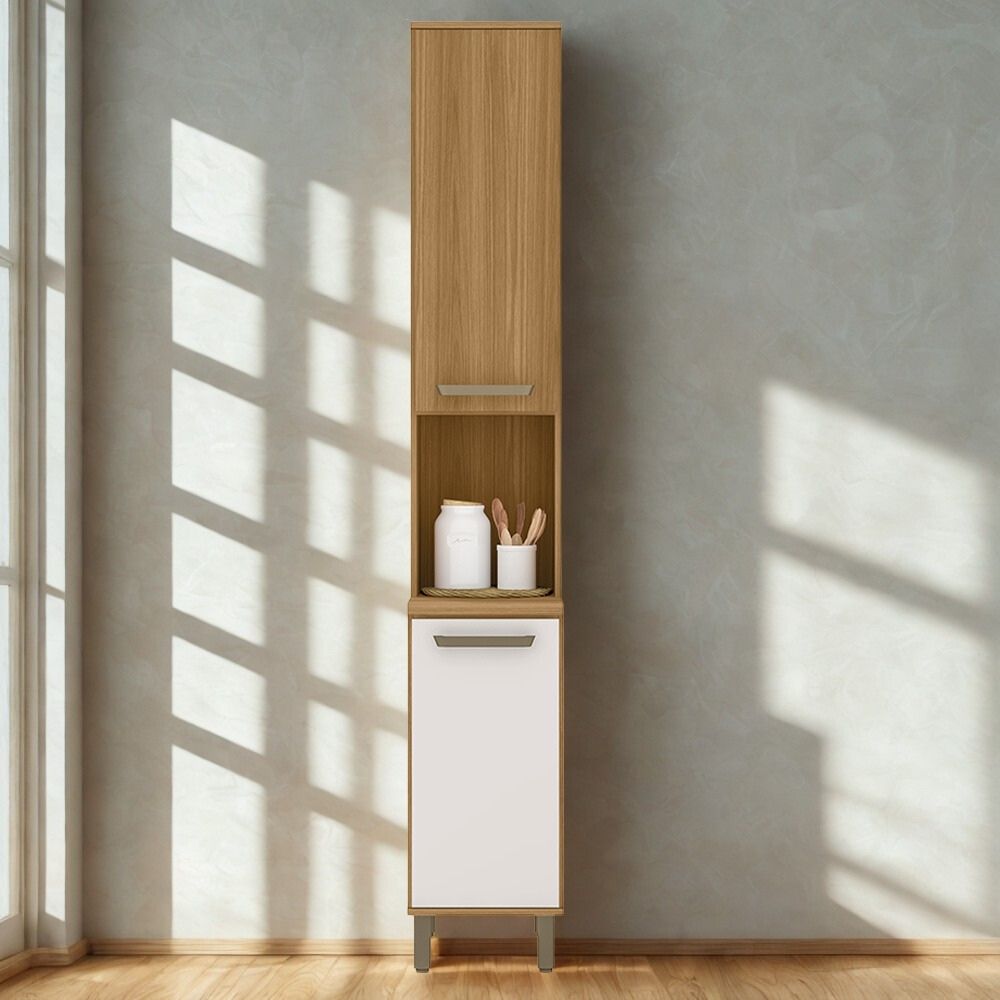 Paneleiro 2 Portas 228X36 cm Cria J00172 Freijo Off White PLN