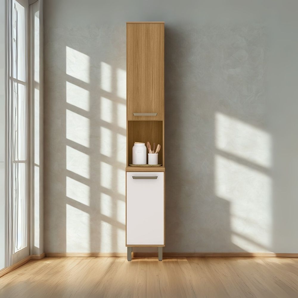 Paneleiro 2 Portas 228X36 cm Cria J00172 Freijo Off White PLN