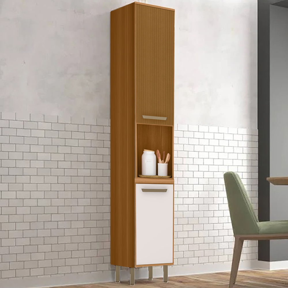 Paneleiro 2 Portas 228X36 cm Cria J00172 Freijo Off White PLN