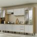 Paneleiro 2 Portas Vidro 70 cm Vera PVE03 Marrocos Off White MXM