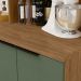 Paneleiro 4 Portas MDF 70 cm Tosc PTO01 Freijo Jade MXM