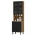 Paneleiro 4 Portas MDF 70 cm Tosc PTO01 Freijo Nero MXM