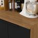 Paneleiro 4 Portas MDF 70 cm Tosc PTO01 Freijo Nero MXM