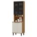 Paneleiro 4 Portas MDF 70 cm Tosc PTO01 Freijo Off White MXM