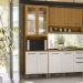 Paneleiro 4P Vidro 228x70 cm Cria J00156 Freijo Off White PLN