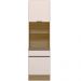 Paneleiro Duplo 2P 1G 215x58 cm 12634 Etti Carvalho Oak Off White PLN