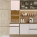 Paneleiro Duplo 2P 1G 215x58 cm 12634 Etti Carvalho Oak Off White PLN