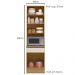 Paneleiro Duplo 2P 1G 215x58 cm 12634 Etti Carvalho Oak Off White PLN