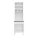 Paneleiro Duplo 4 Portas 61cm Andreia Branco REAJL Moveis