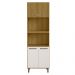 Paneleiro Torre Quente 228x70 cm Cria J00155 Freijo Off White PLN