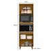 Paneleiro Torre Quente 228x70 cm Cria J00155 Freijo Off White PLN