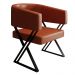 Poltrona Decorativa Mirela Pes Metal Corino New Dallas VConcept
