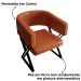 Poltrona Decorativa Mirela Pes Metal Corino New Dallas VConcept